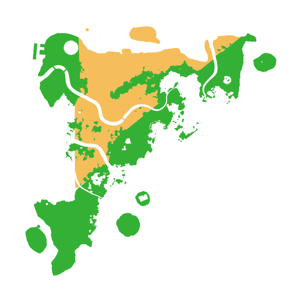 Biome Rust Map: Procedural Map, Size: 3750, Seed: 345987