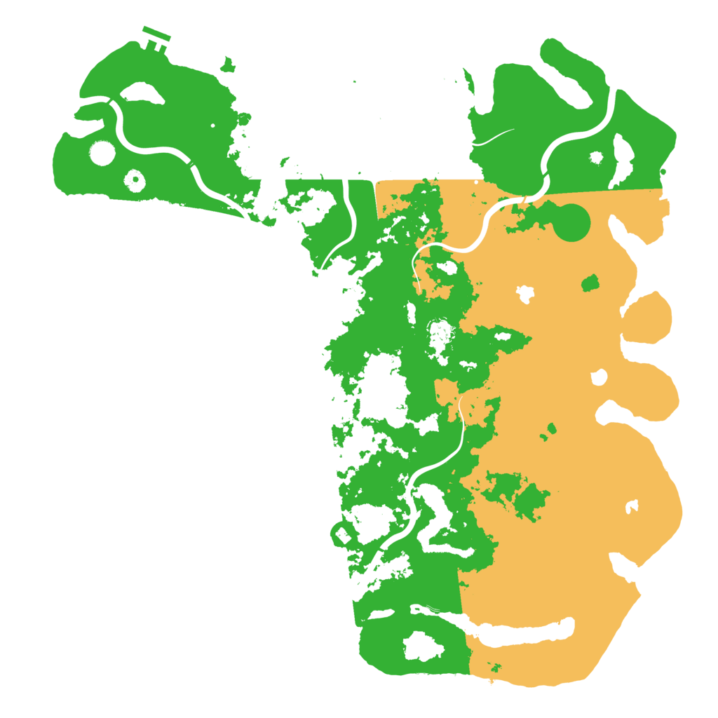 Biome Rust Map: Procedural Map, Size: 5000, Seed: 157045030