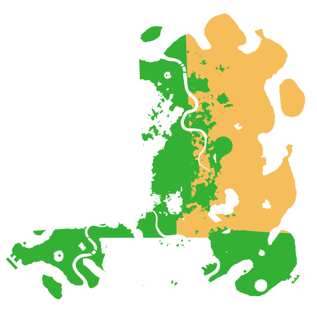 Biome Rust Map: Procedural Map, Size: 4500, Seed: 409464026