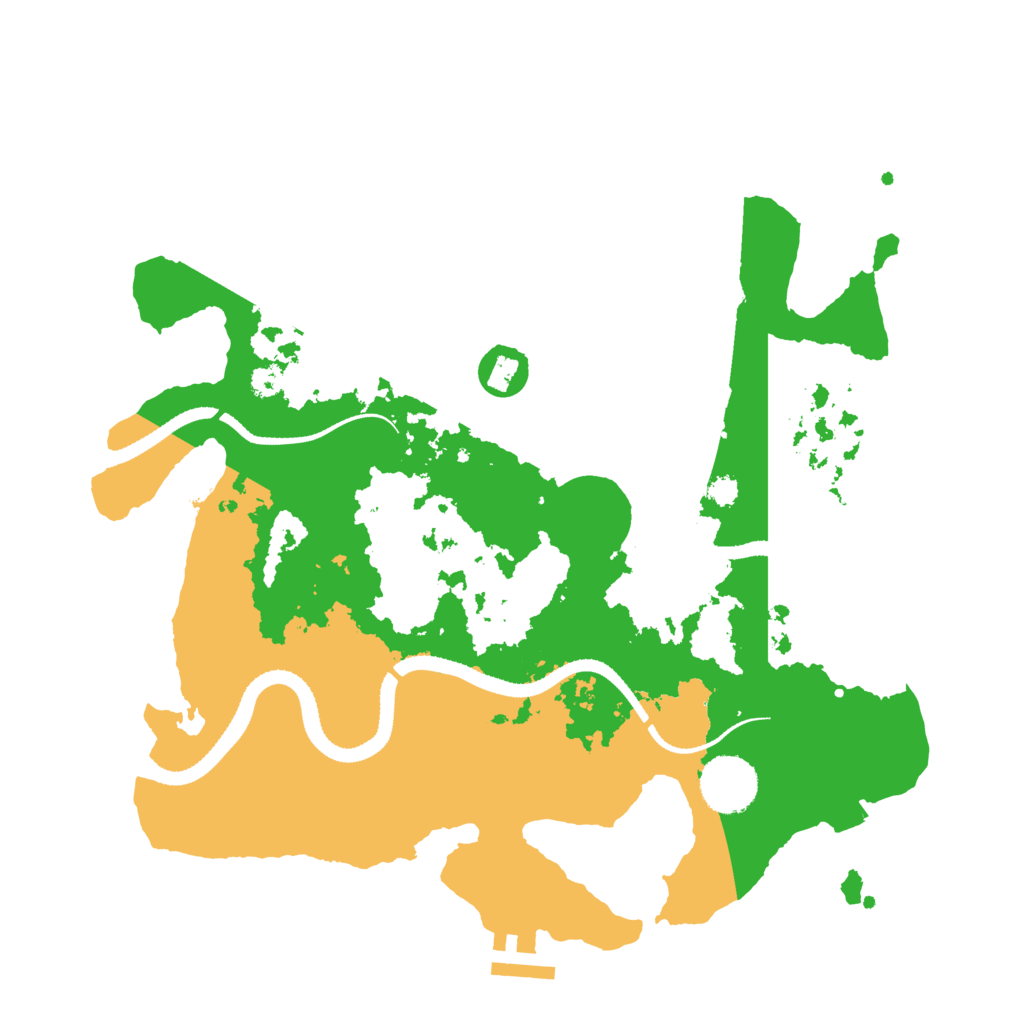 Biome Rust Map: Procedural Map, Size: 3250, Seed: 258423304