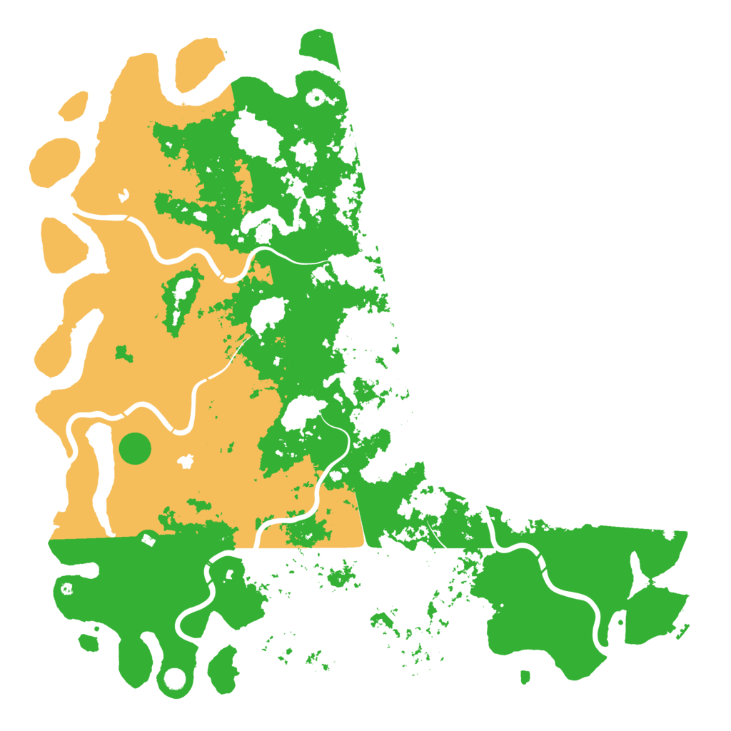 Biome Rust Map: Procedural Map, Size: 6000, Seed: 268723863