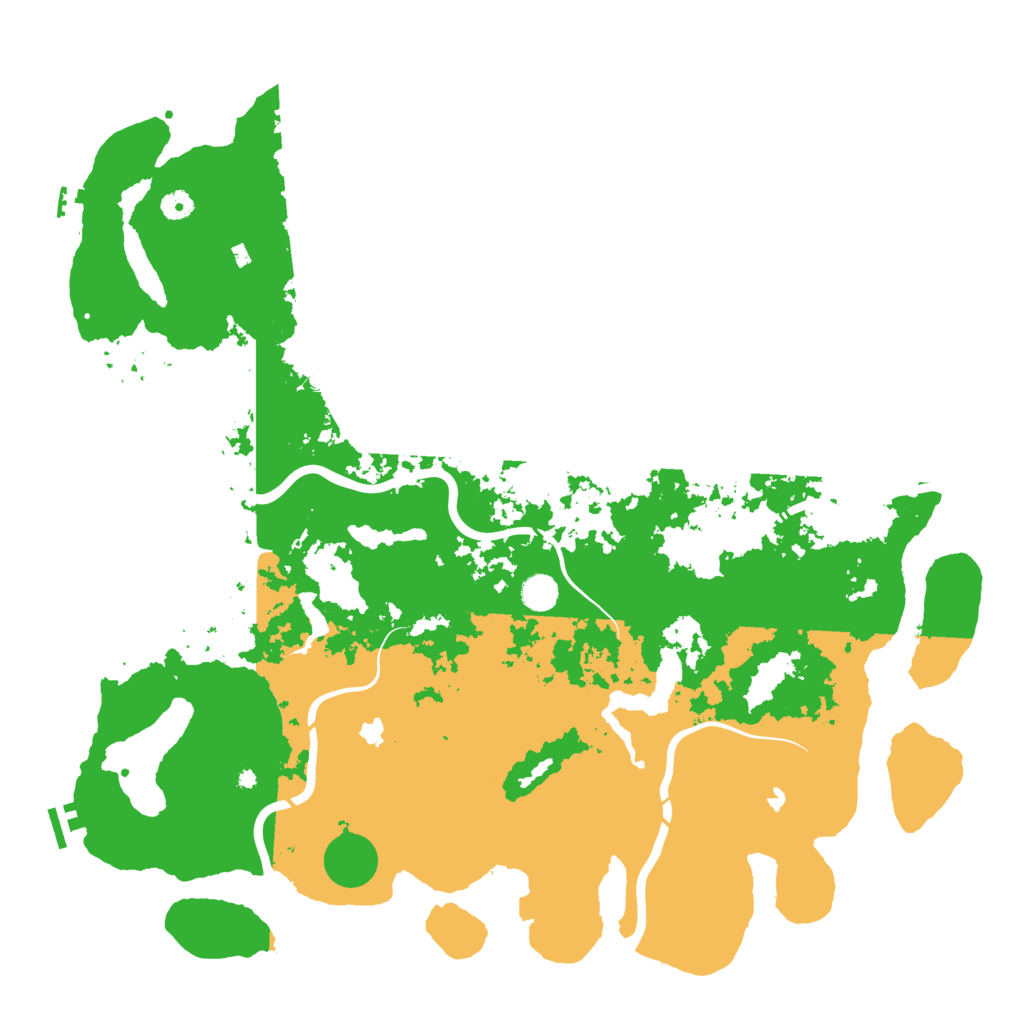 Biome Rust Map: Procedural Map, Size: 5000, Seed: 198371754