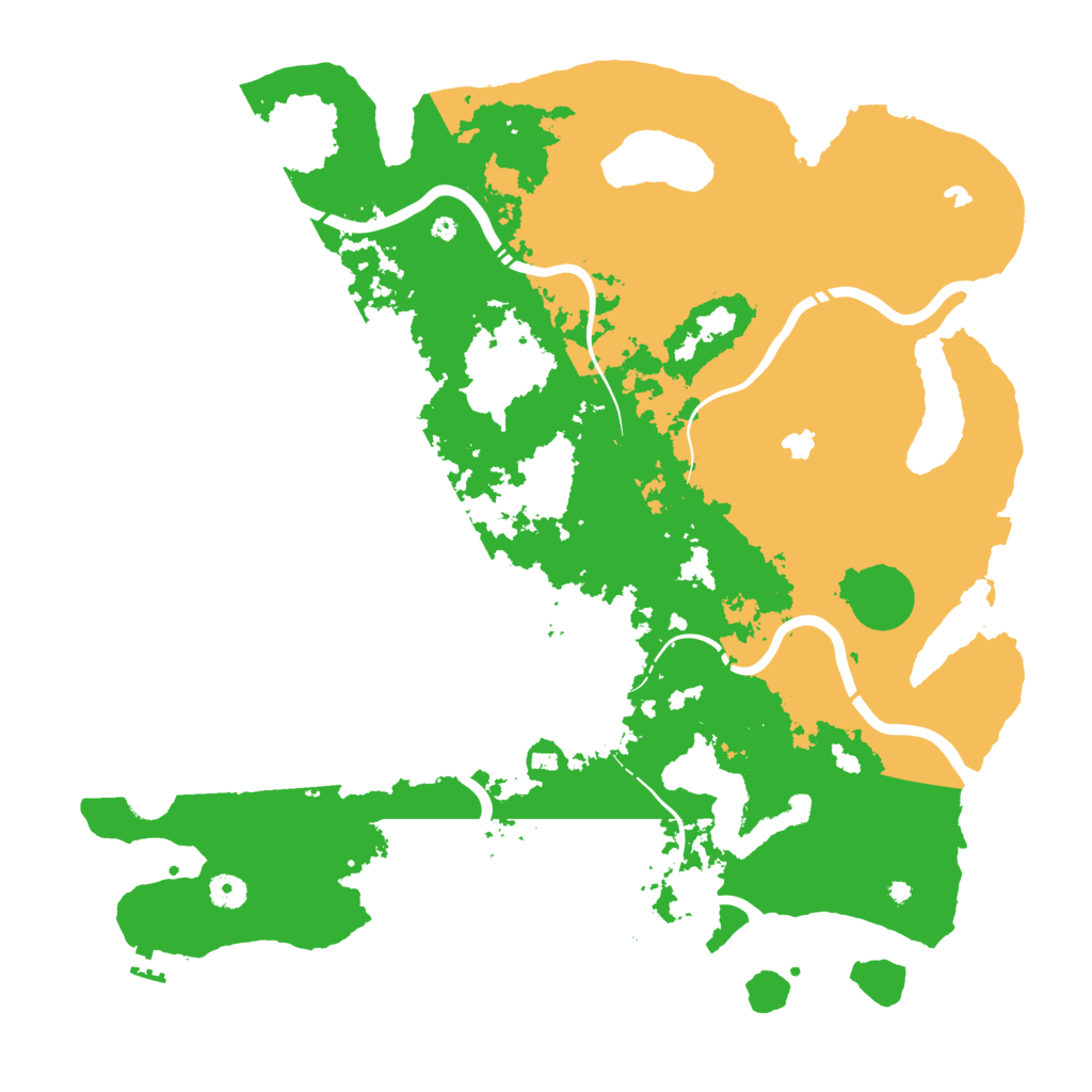 Biome Rust Map: Procedural Map, Size: 4500, Seed: 1588441853