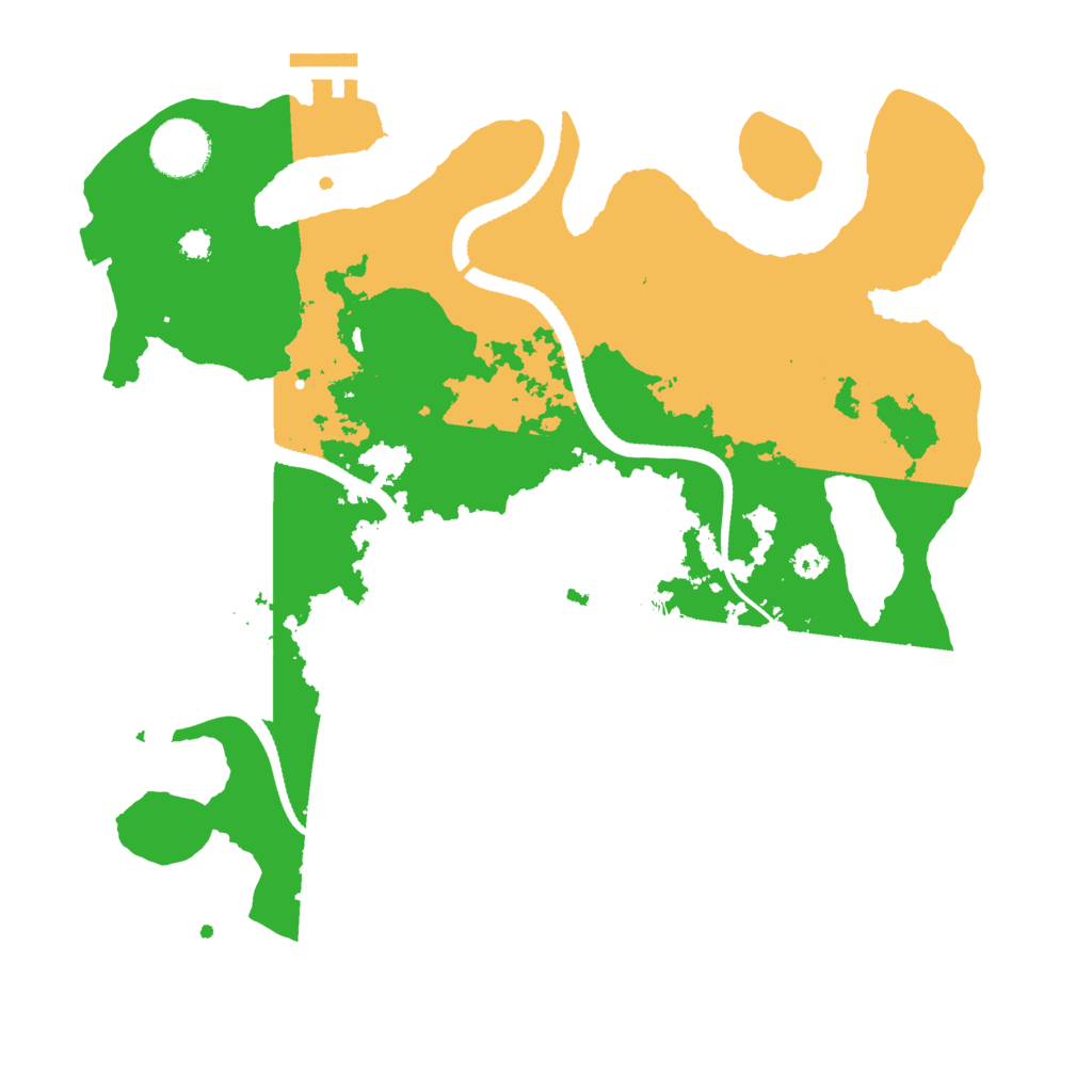 Biome Rust Map: Procedural Map, Size: 3250, Seed: 1551991855