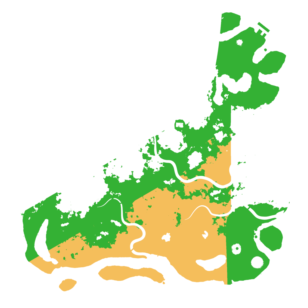 Biome Rust Map: Procedural Map, Size: 4500, Seed: 811629650