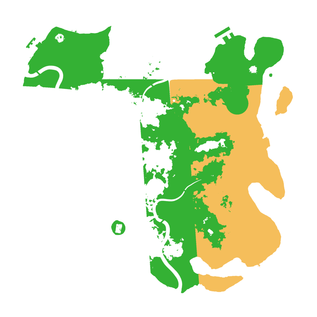 Biome Rust Map: Procedural Map, Size: 3750, Seed: 1949880765