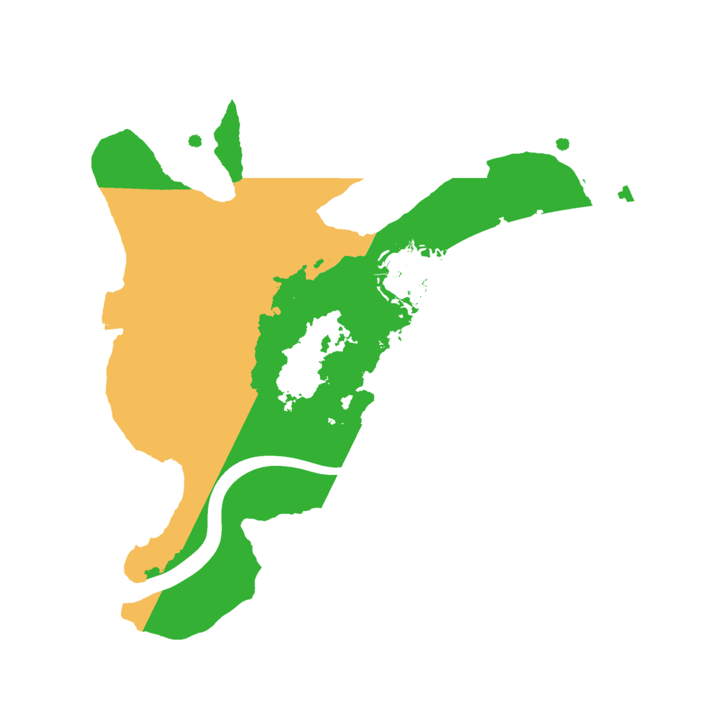 Biome Rust Map: Procedural Map, Size: 2200, Seed: 10