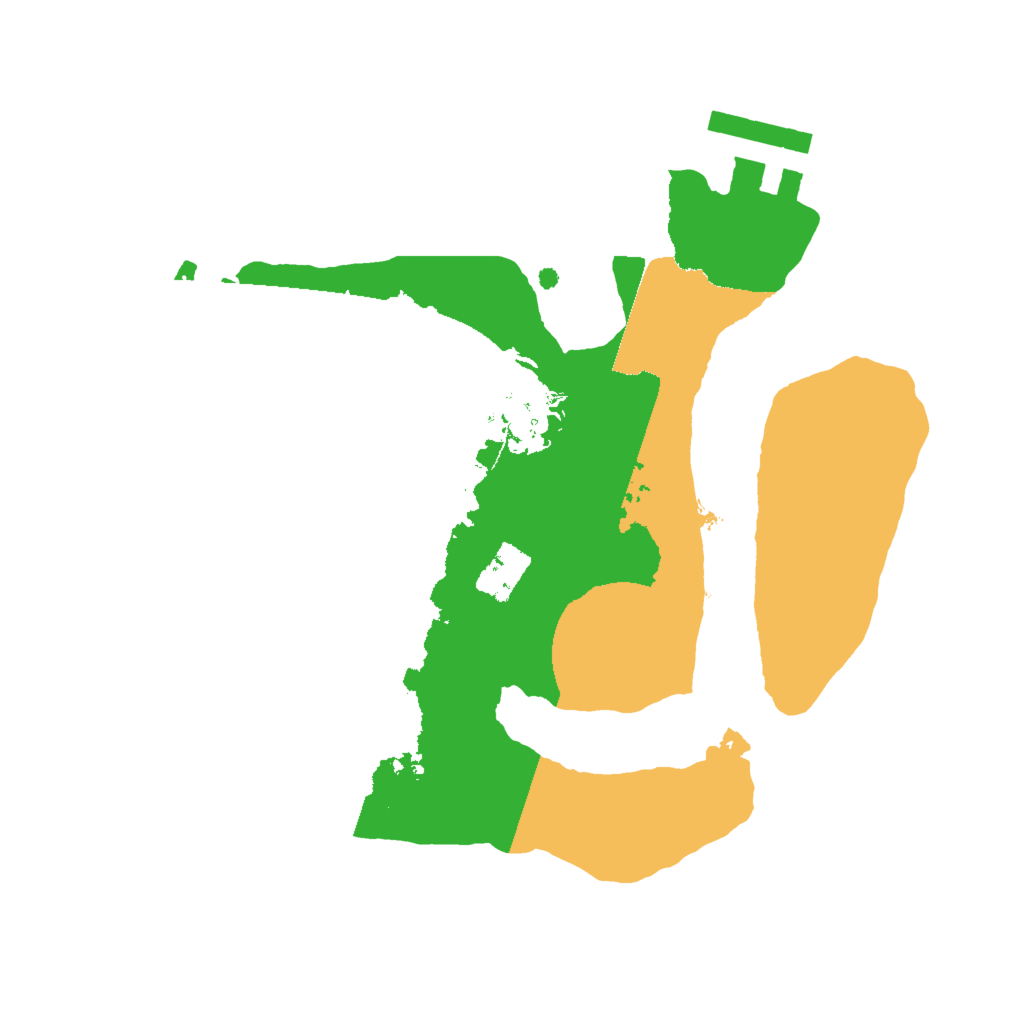 Biome Rust Map: Procedural Map, Size: 2000, Seed: 1560136418