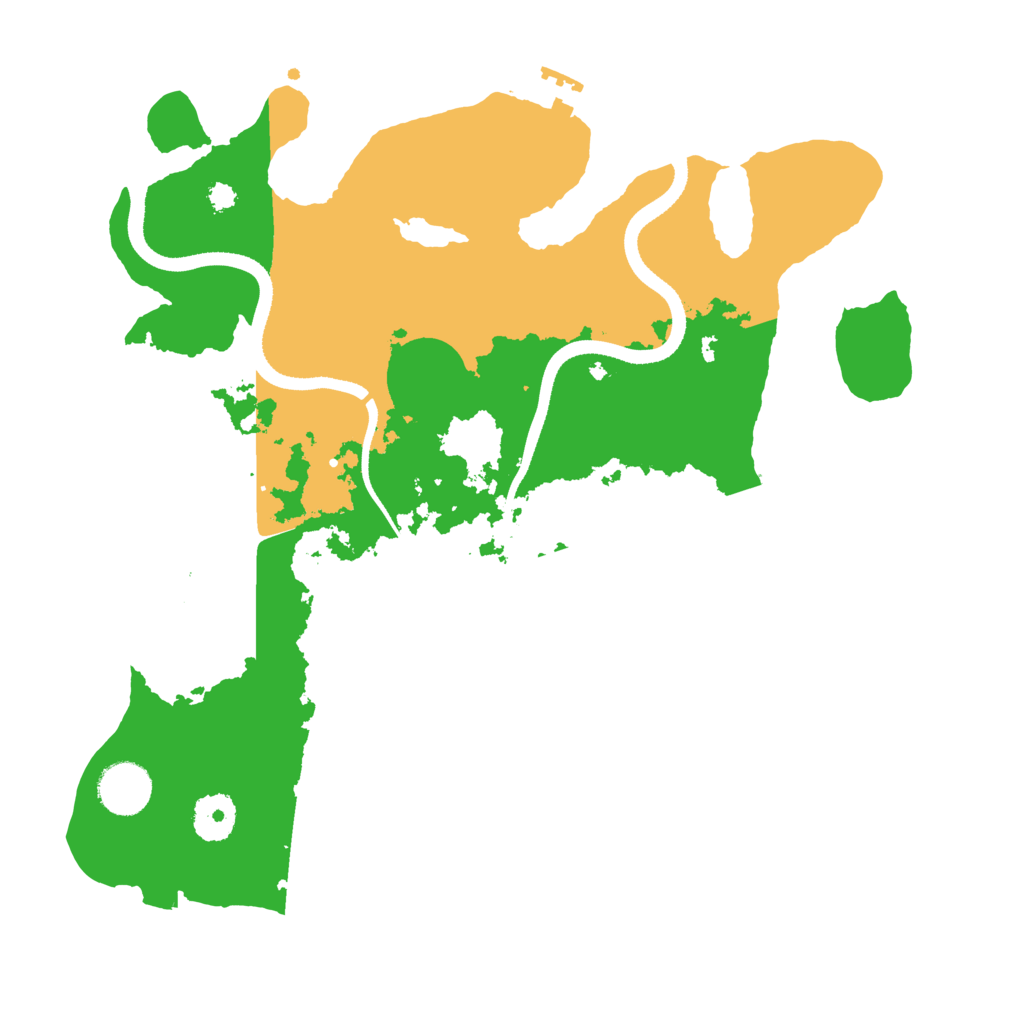 Biome Rust Map: Procedural Map, Size: 3400, Seed: 2546254