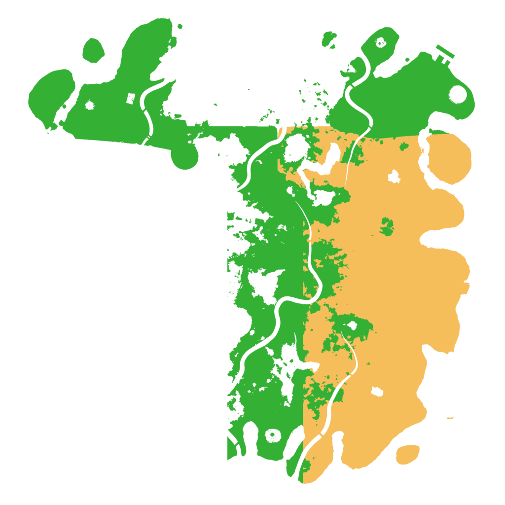 Biome Rust Map: Procedural Map, Size: 5000, Seed: 1450280155