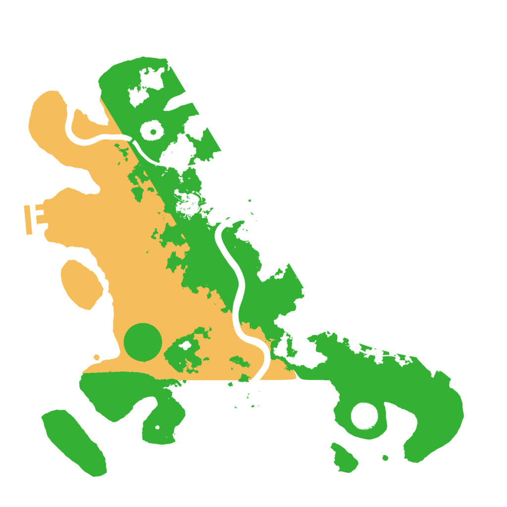 Biome Rust Map: Procedural Map, Size: 3500, Seed: 245192881