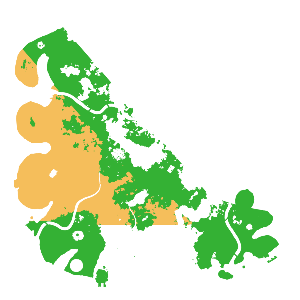 Biome Rust Map: Procedural Map, Size: 4250, Seed: 11276