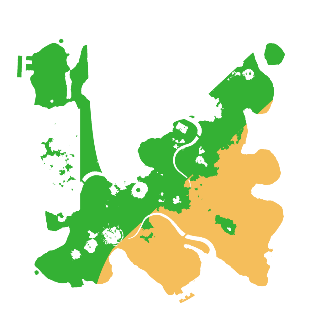 Biome Rust Map: Procedural Map, Size: 3000, Seed: 1743453499
