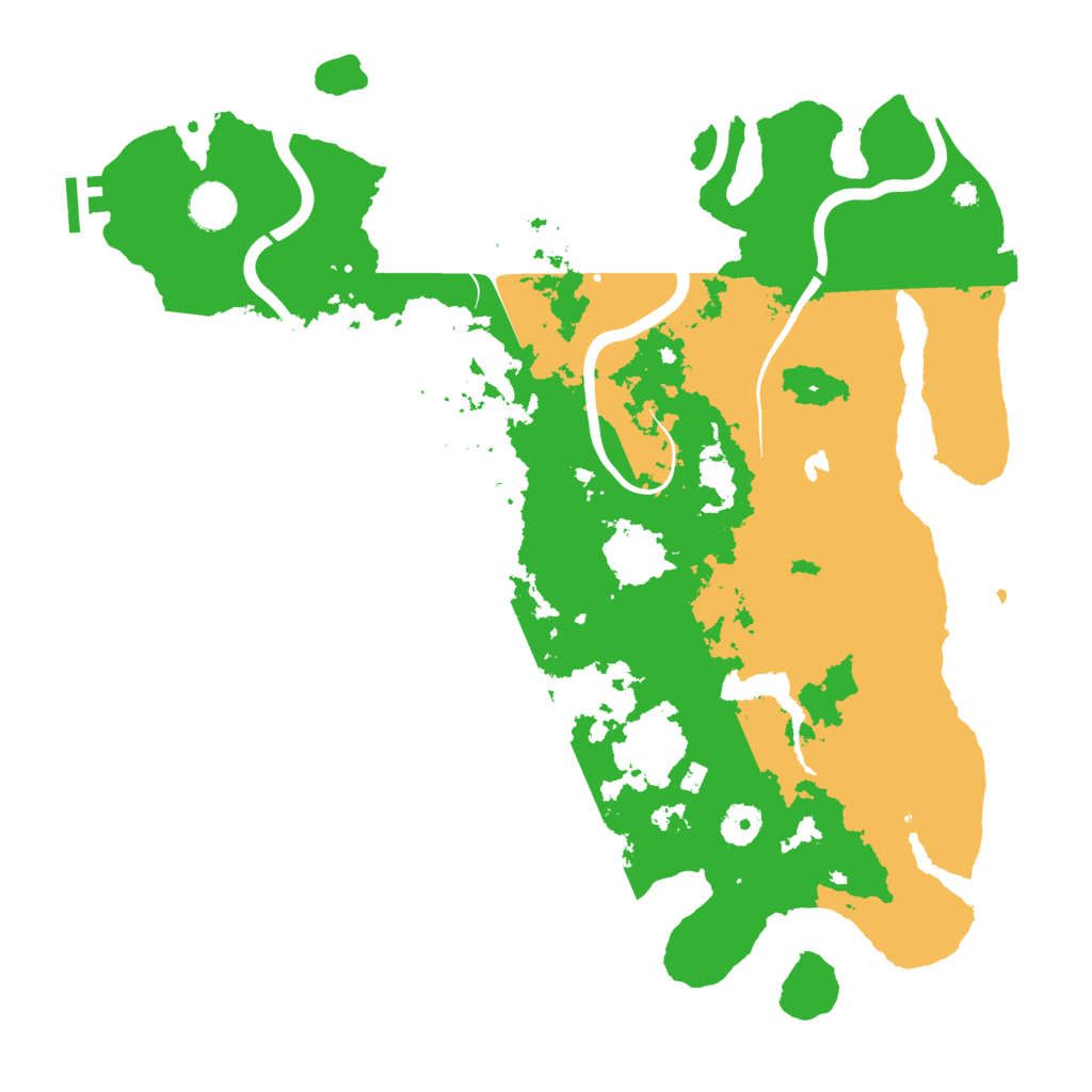 Biome Rust Map: Procedural Map, Size: 4000, Seed: 487764
