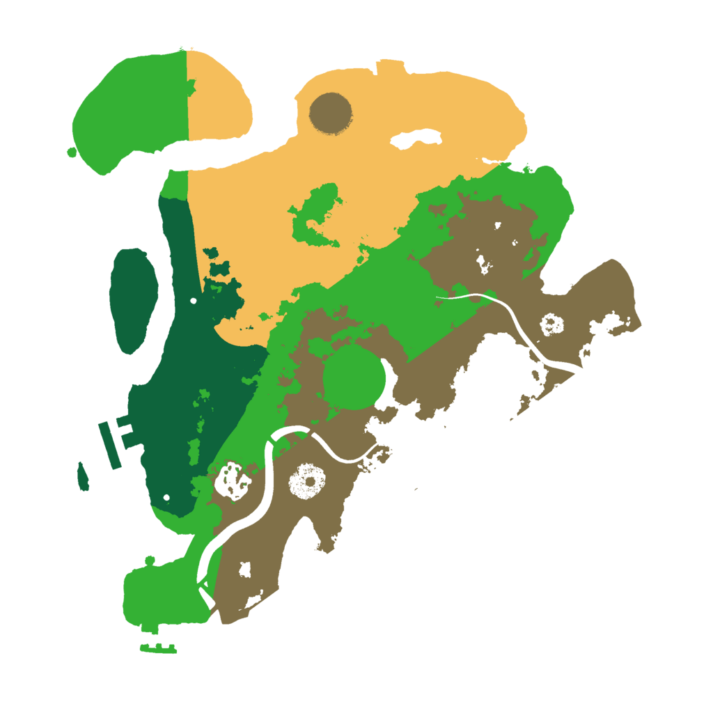 Biome Rust Map: Procedural Map, Size: 3000, Seed: 786523634