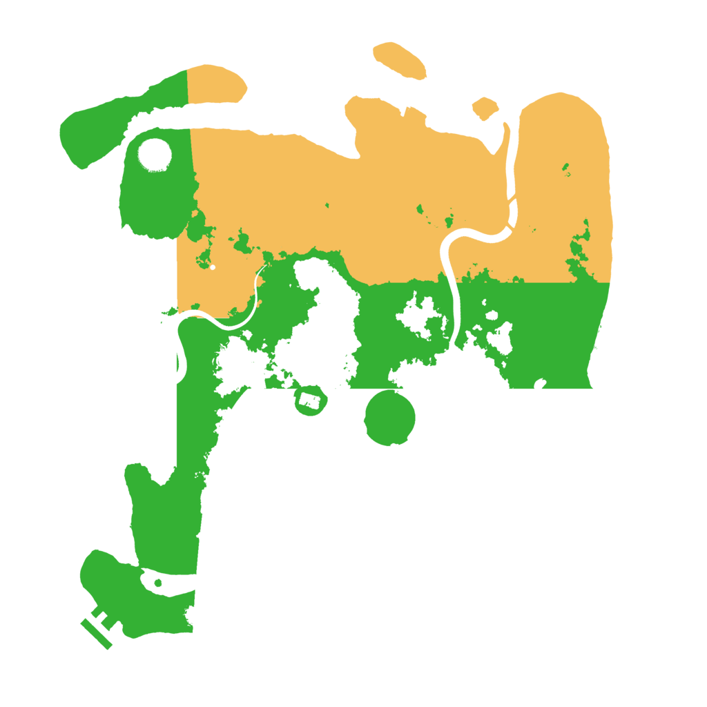 Biome Rust Map: Procedural Map, Size: 3750, Seed: 1196780457