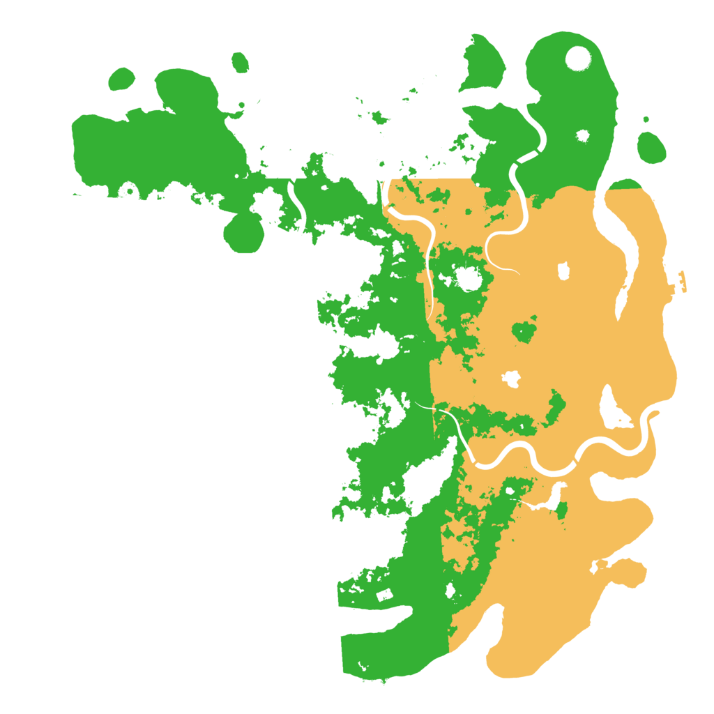 Biome Rust Map: Procedural Map, Size: 5000, Seed: 746607912