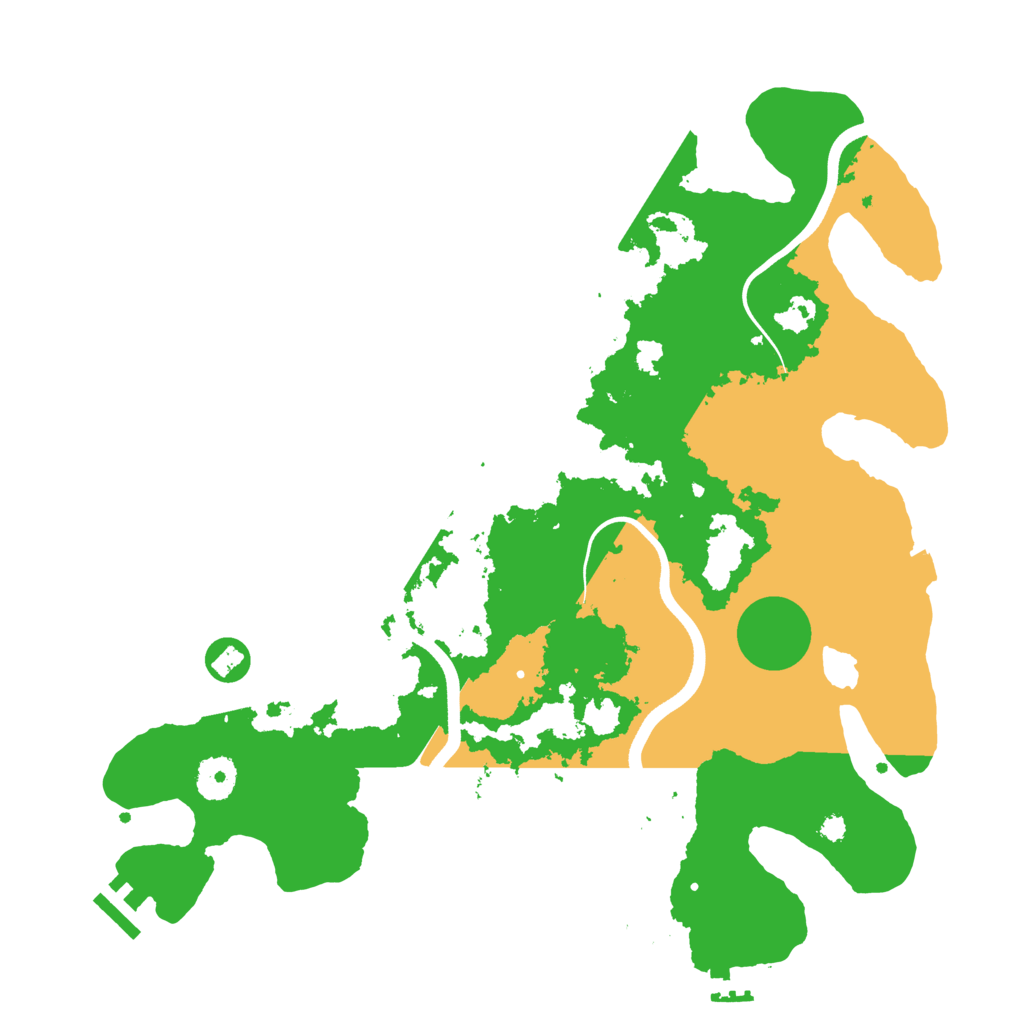 Biome Rust Map: Procedural Map, Size: 3650, Seed: 8569647