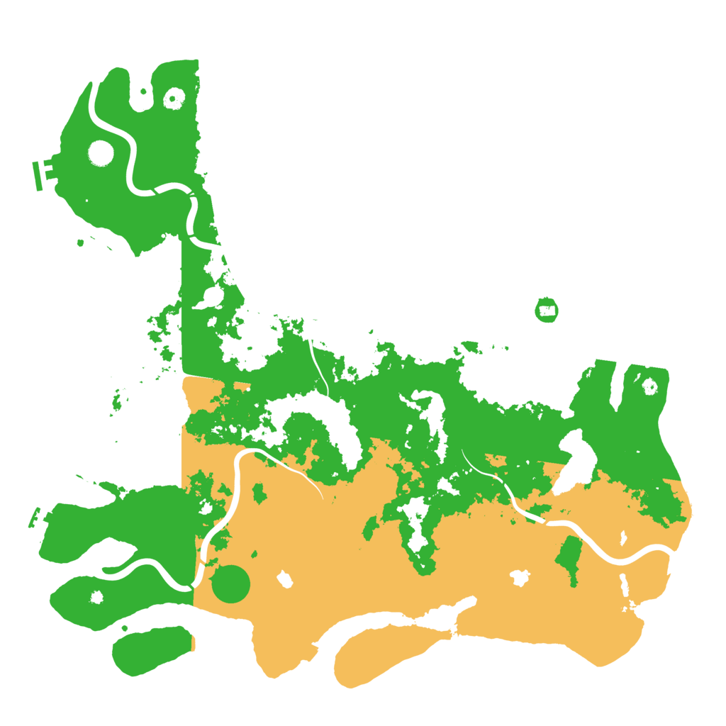 Biome Rust Map: Procedural Map, Size: 5000, Seed: 1575062646