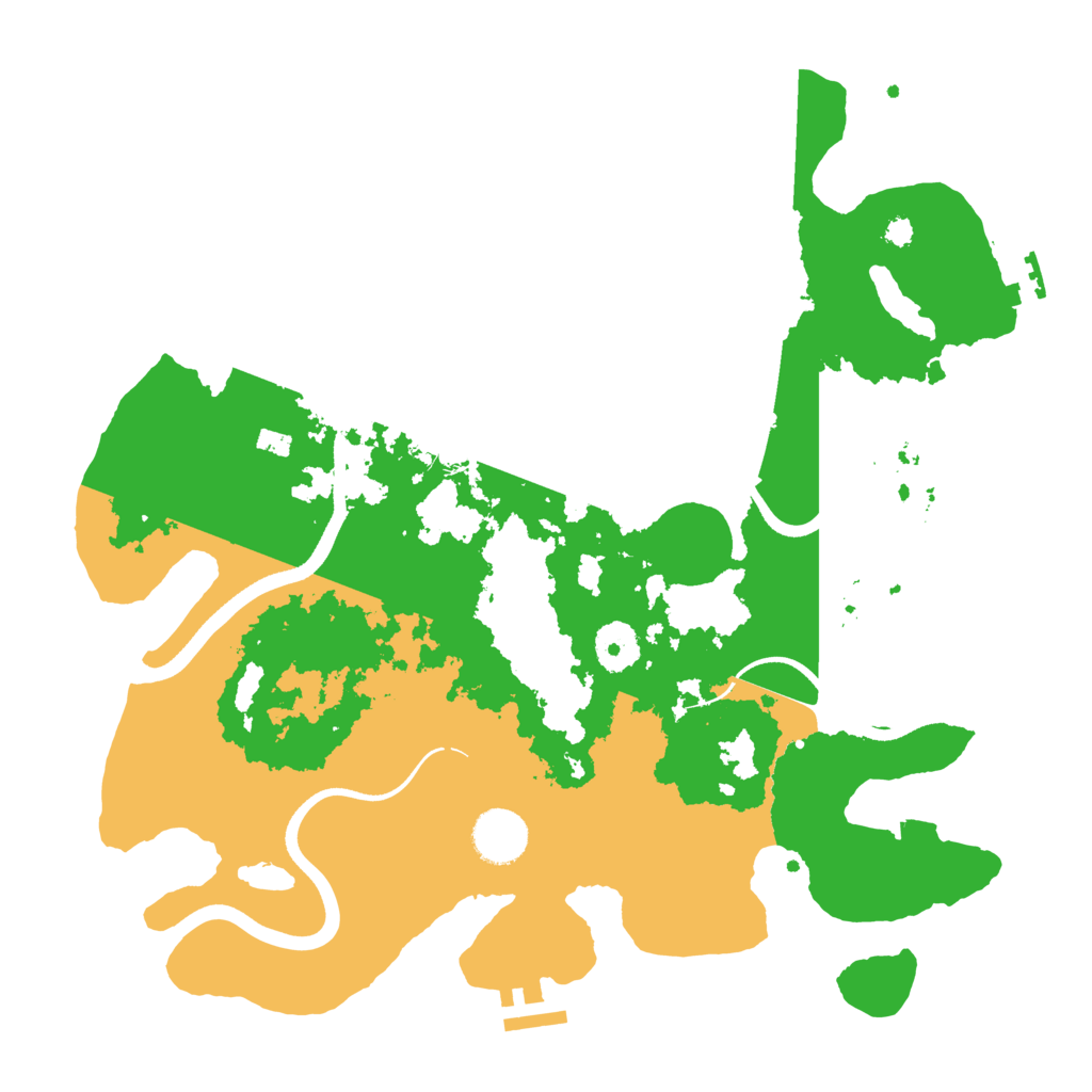 Biome Rust Map: Procedural Map, Size: 3500, Seed: 1270479623