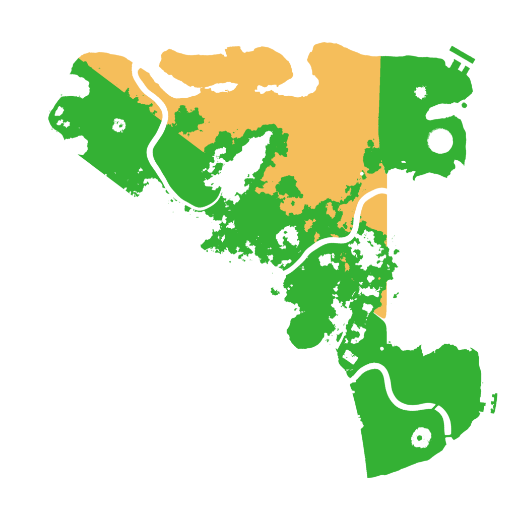 Biome Rust Map: Procedural Map, Size: 3850, Seed: 3425