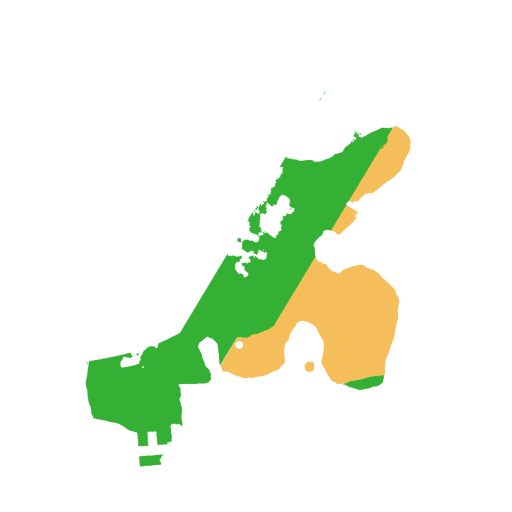 Biome Rust Map: Procedural Map, Size: 2000, Seed: 21000