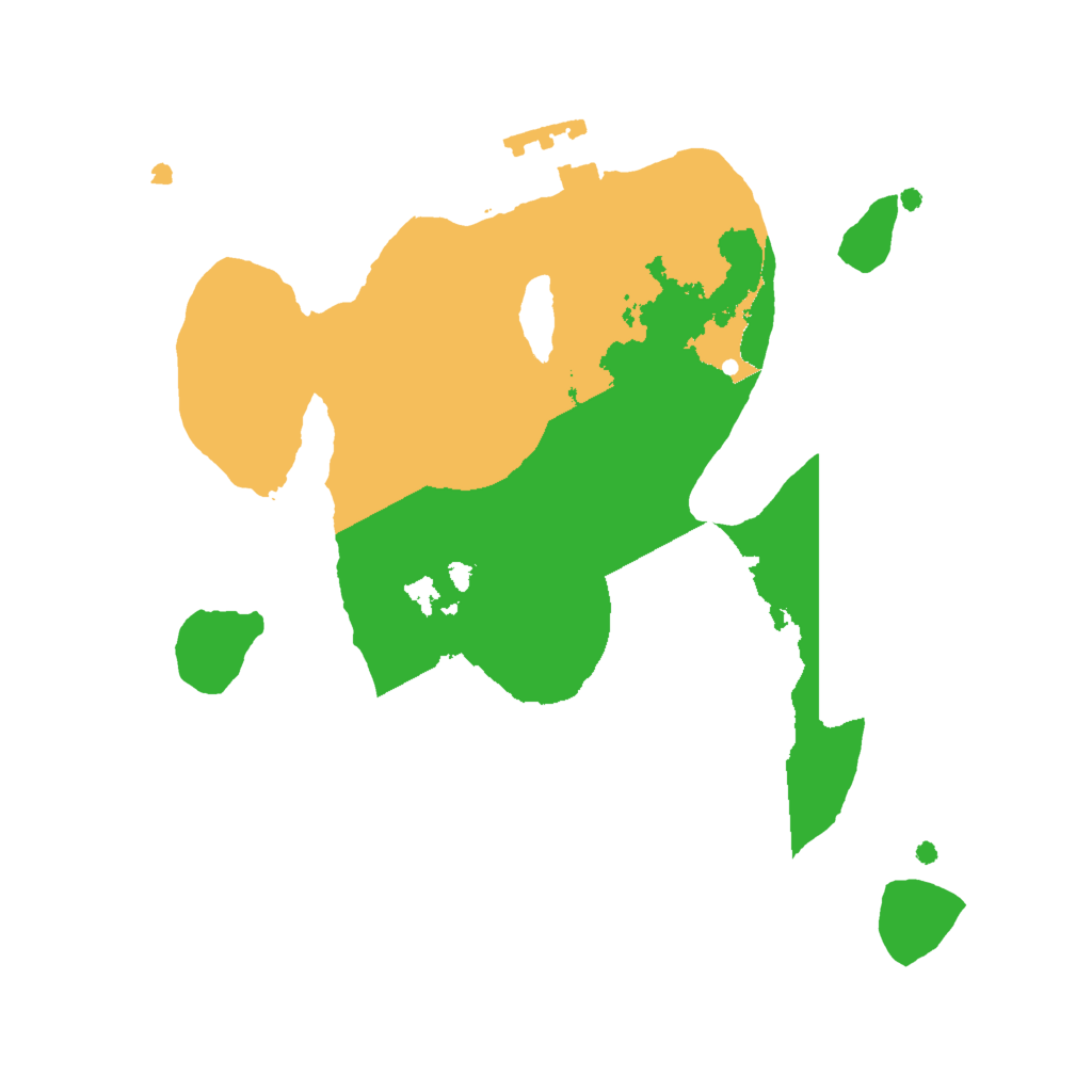 Biome Rust Map: Procedural Map, Size: 2000, Seed: 22000