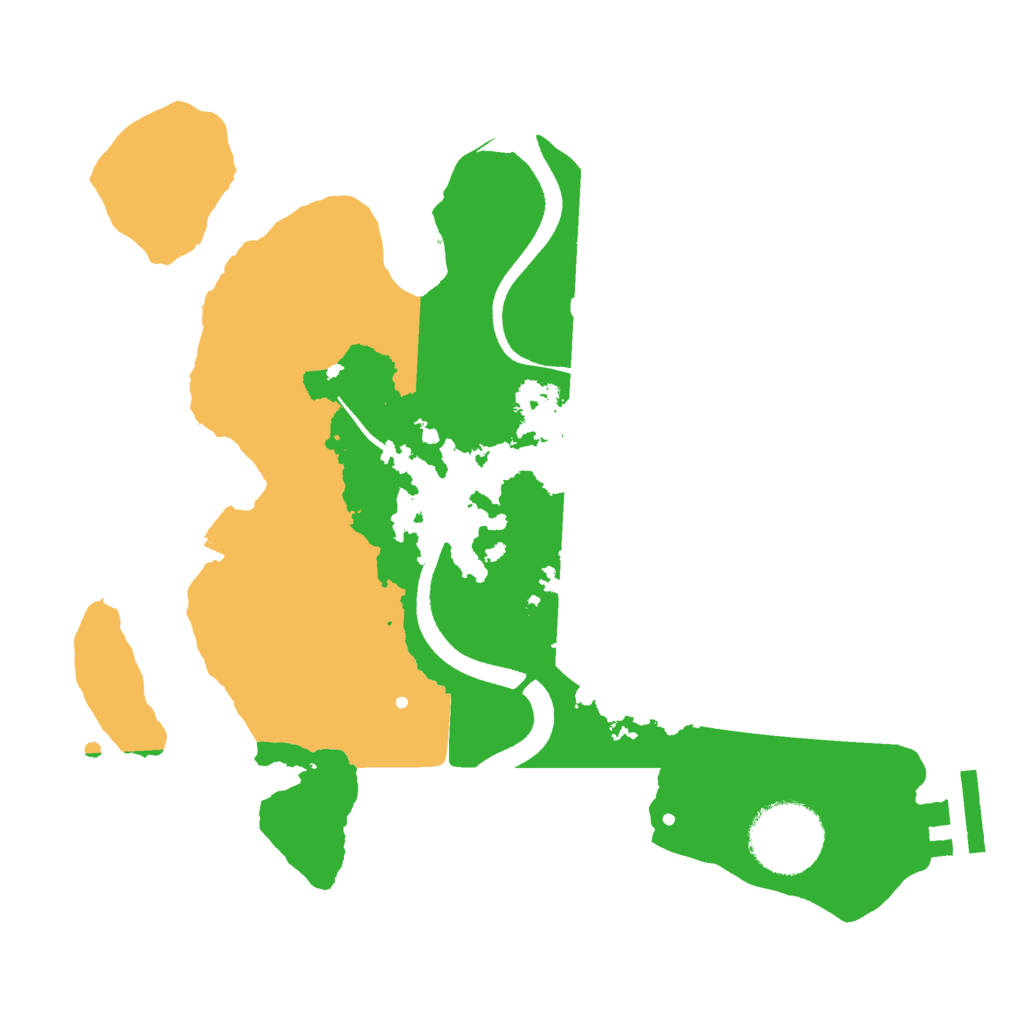 Biome Rust Map: Procedural Map, Size: 2500, Seed: 1722142009