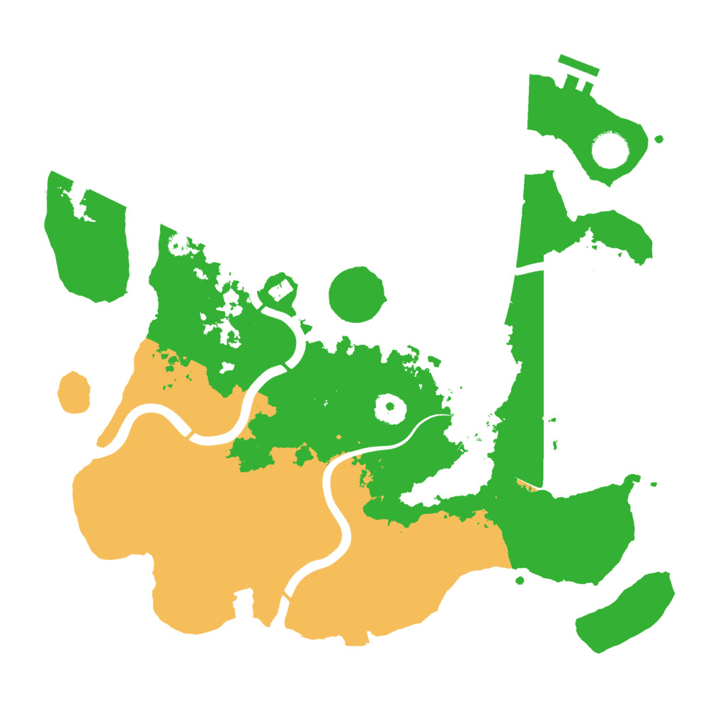 Biome Rust Map: Procedural Map, Size: 3500, Seed: 4633766
