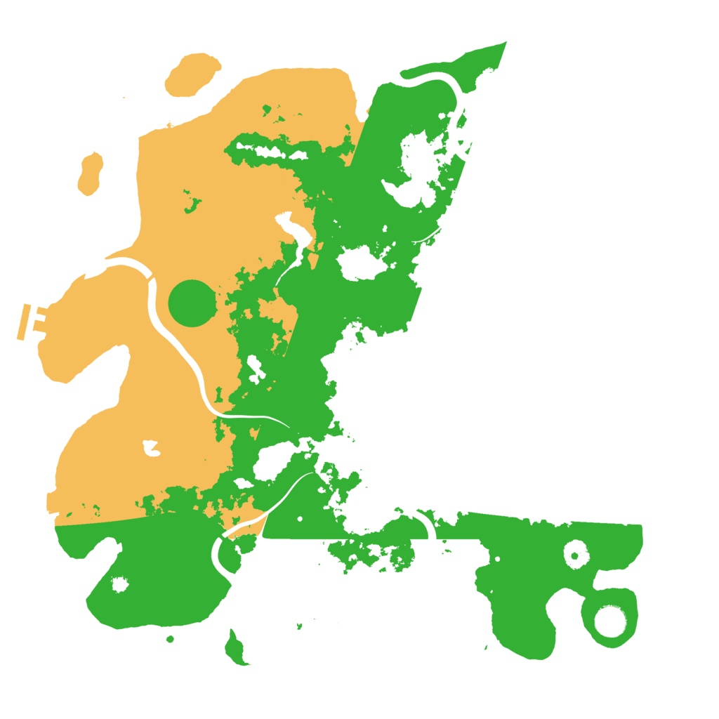 Biome Rust Map: Procedural Map, Size: 4000, Seed: 7548395