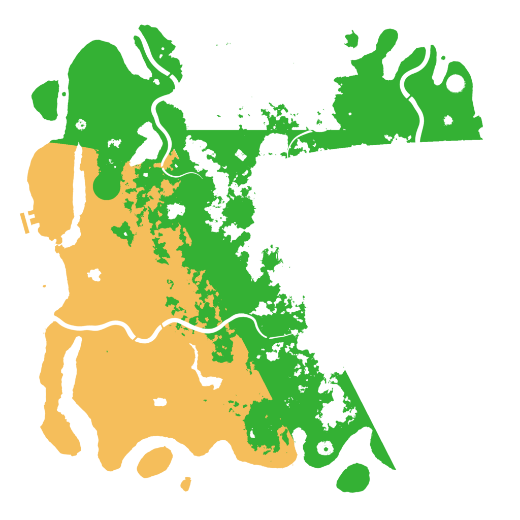 Biome Rust Map: Procedural Map, Size: 5000, Seed: 65137