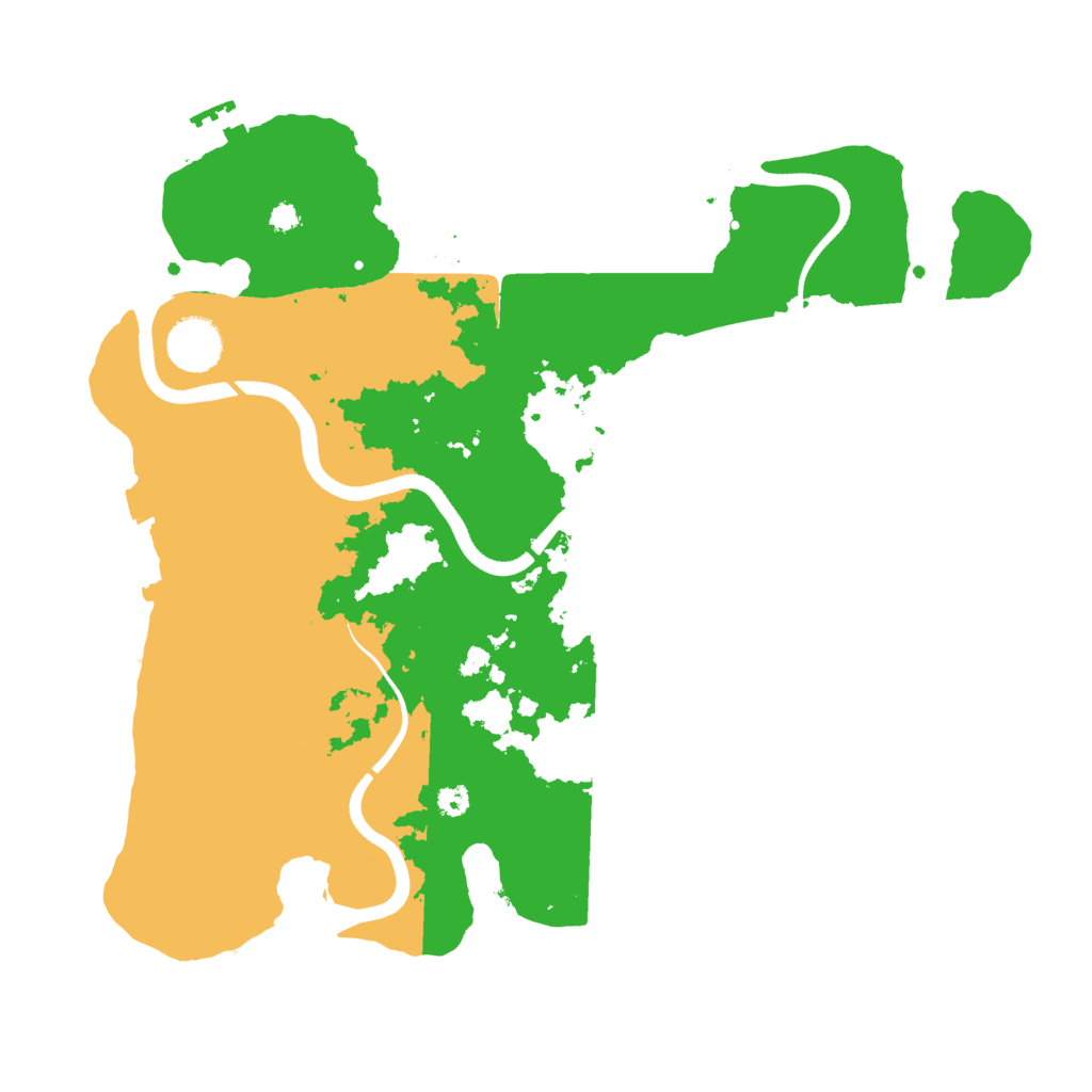 Biome Rust Map: Procedural Map, Size: 3500, Seed: 642186810