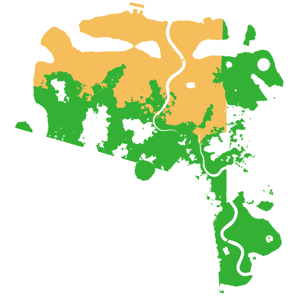 Biome Rust Map: Procedural Map, Size: 4202, Seed: 2147483647