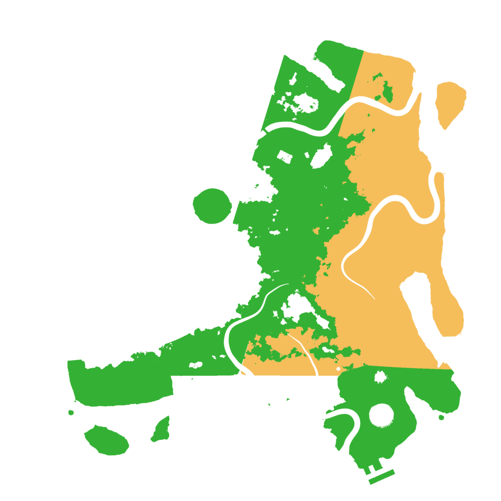 Biome Rust Map: Procedural Map, Size: 3750, Seed: 539943939