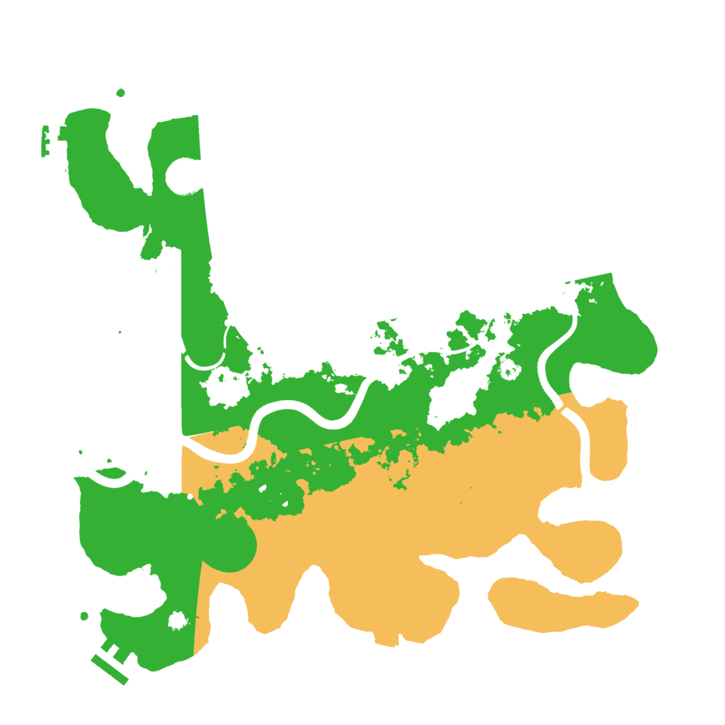 Biome Rust Map: Procedural Map, Size: 3500, Seed: 1872609