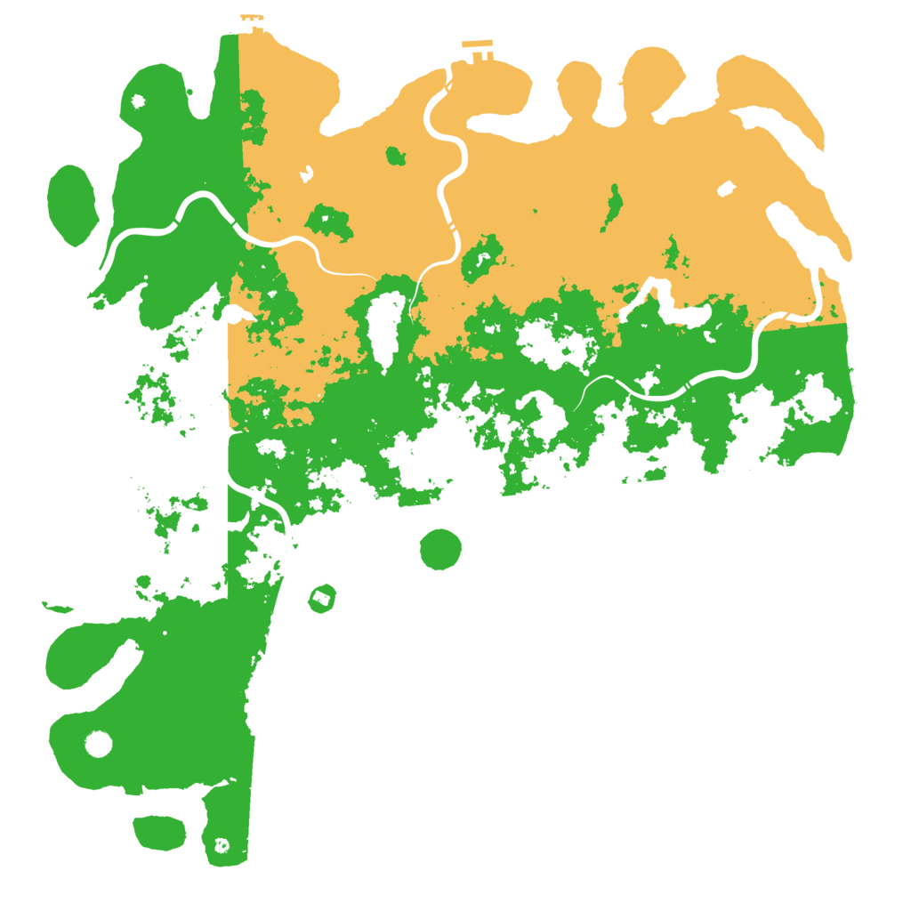Biome Rust Map: Procedural Map, Size: 6000, Seed: 1520979589