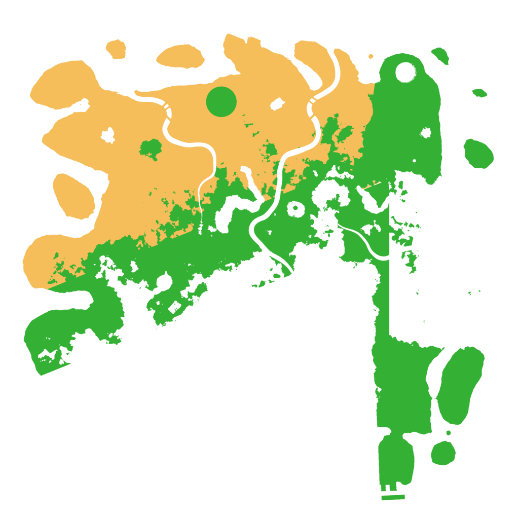 Biome Rust Map: Procedural Map, Size: 4500, Seed: 933591527