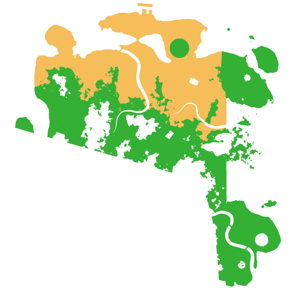 Biome Rust Map: Procedural Map, Size: 4101, Seed: 2147483647