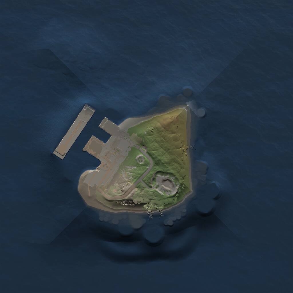 Rust Map: Procedural Map, Size: 1000, Seed: 187222653, 2 Monuments