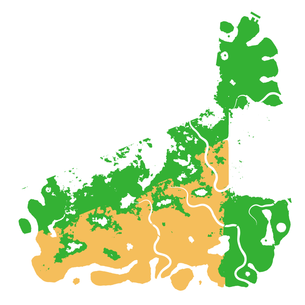 Biome Rust Map: Procedural Map, Size: 5700, Seed: 5677