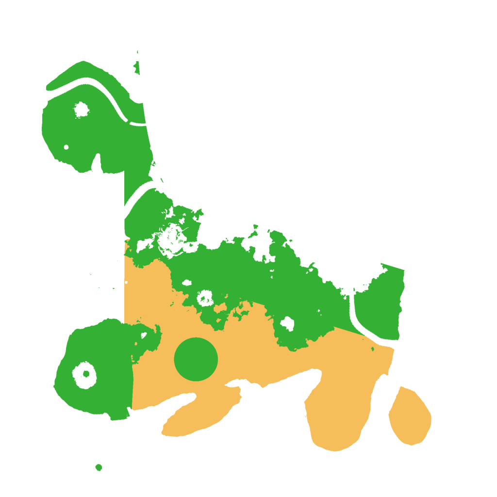 Biome Rust Map: Procedural Map, Size: 3000, Seed: 20086