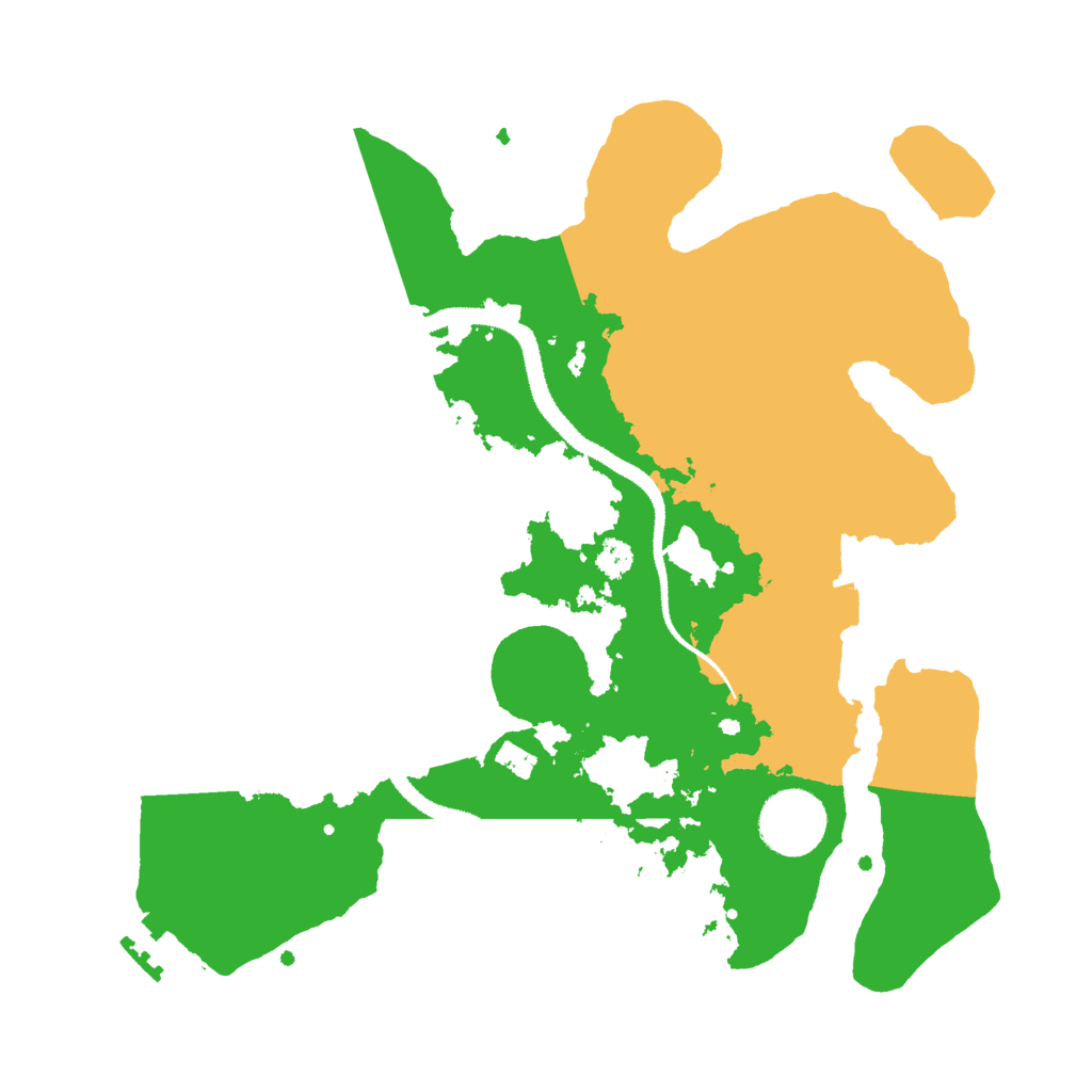 Biome Rust Map: Procedural Map, Size: 3000, Seed: 686962