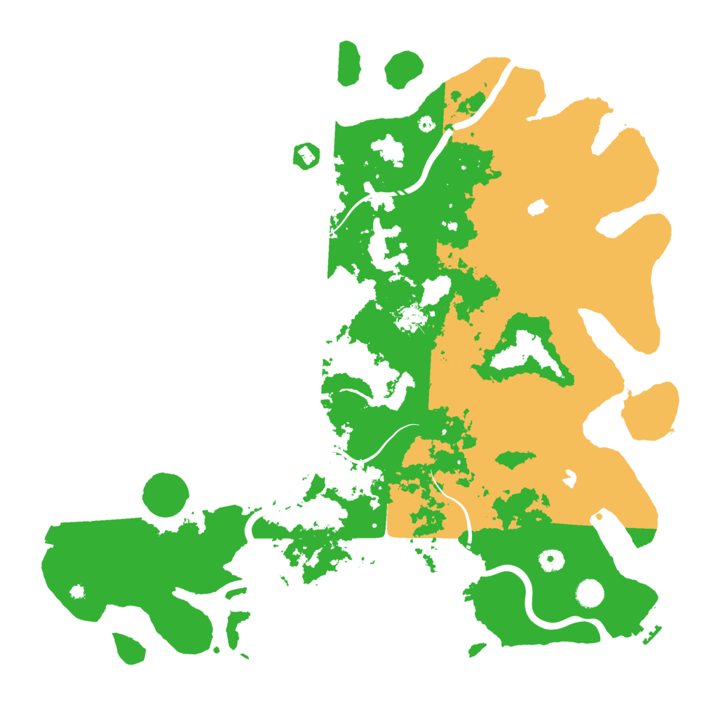 Biome Rust Map: Procedural Map, Size: 4500, Seed: 271745967