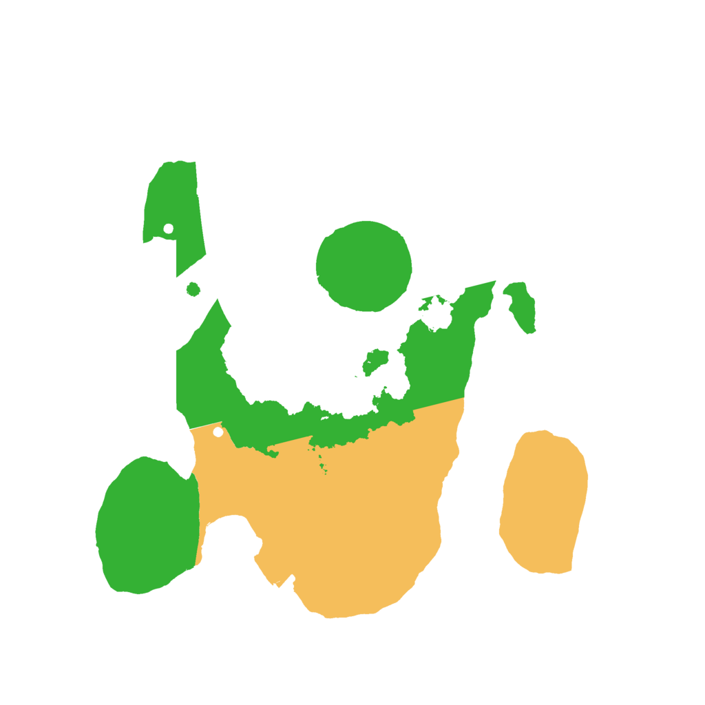 Biome Rust Map: Procedural Map, Size: 2081, Seed: 1