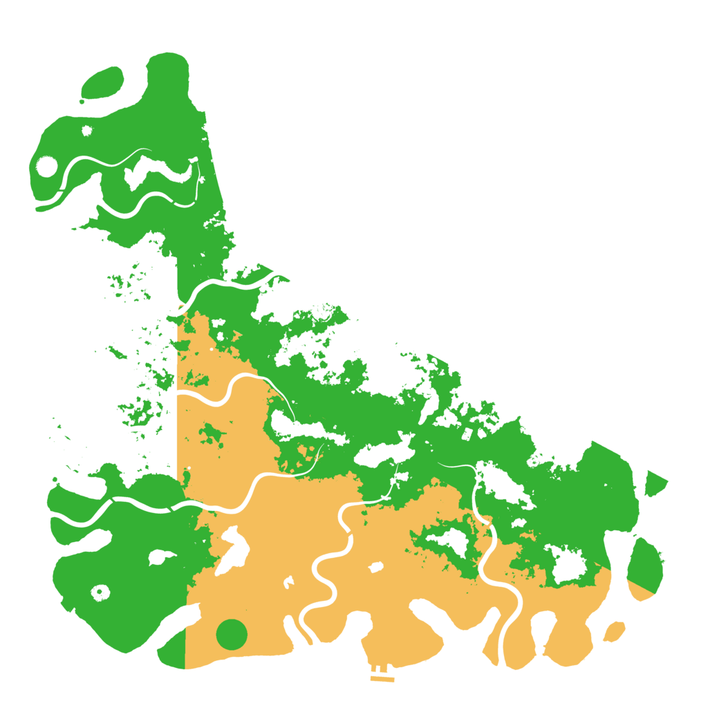 Biome Rust Map: Procedural Map, Size: 6000, Seed: 356915005