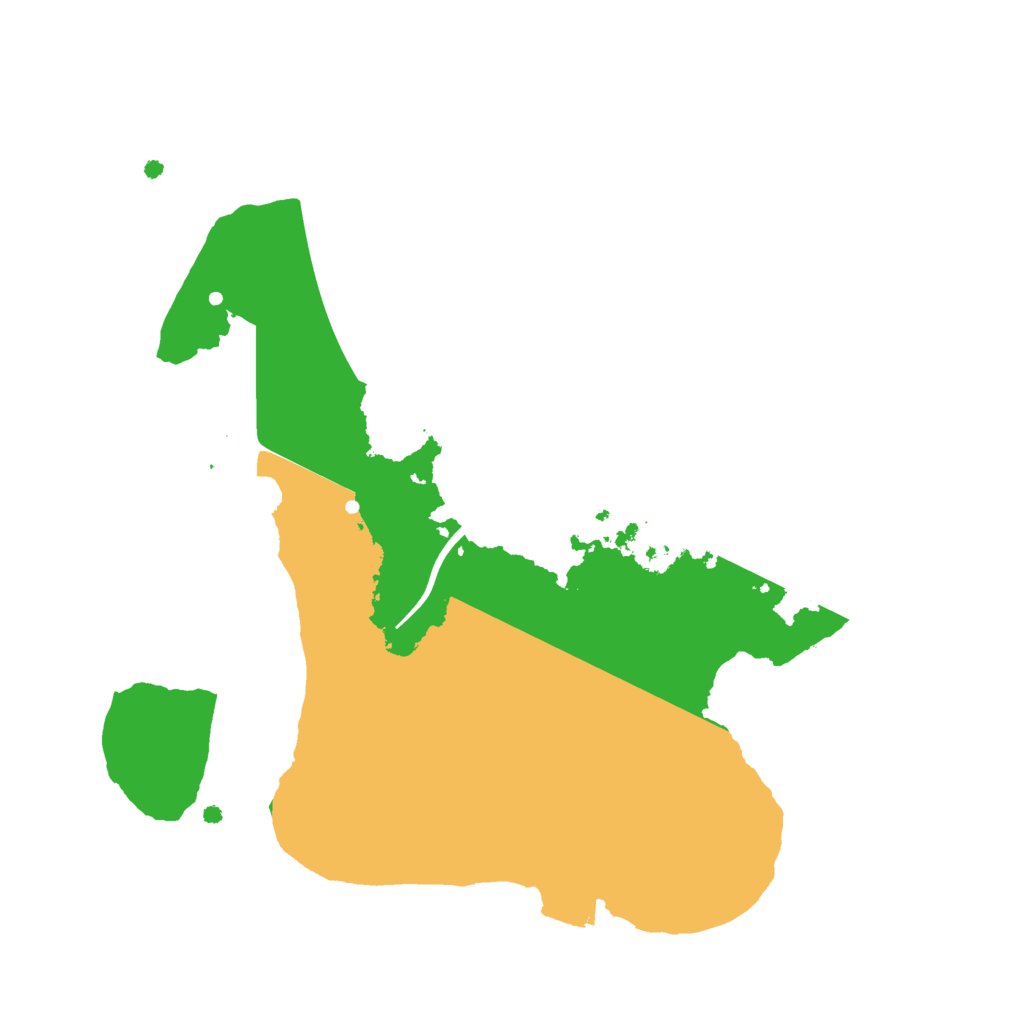 Biome Rust Map: Procedural Map, Size: 2200, Seed: 717858230