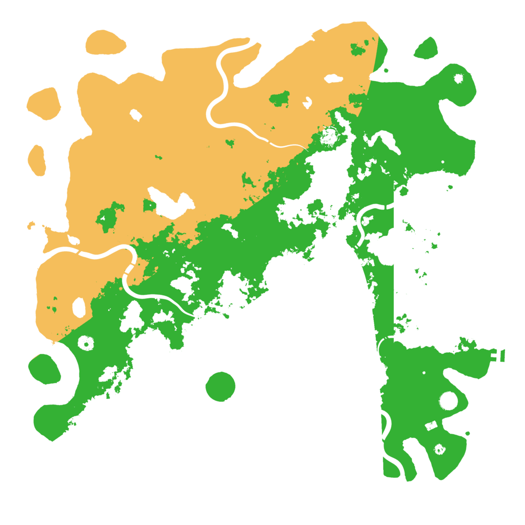 Biome Rust Map: Procedural Map, Size: 5000, Seed: 606916869