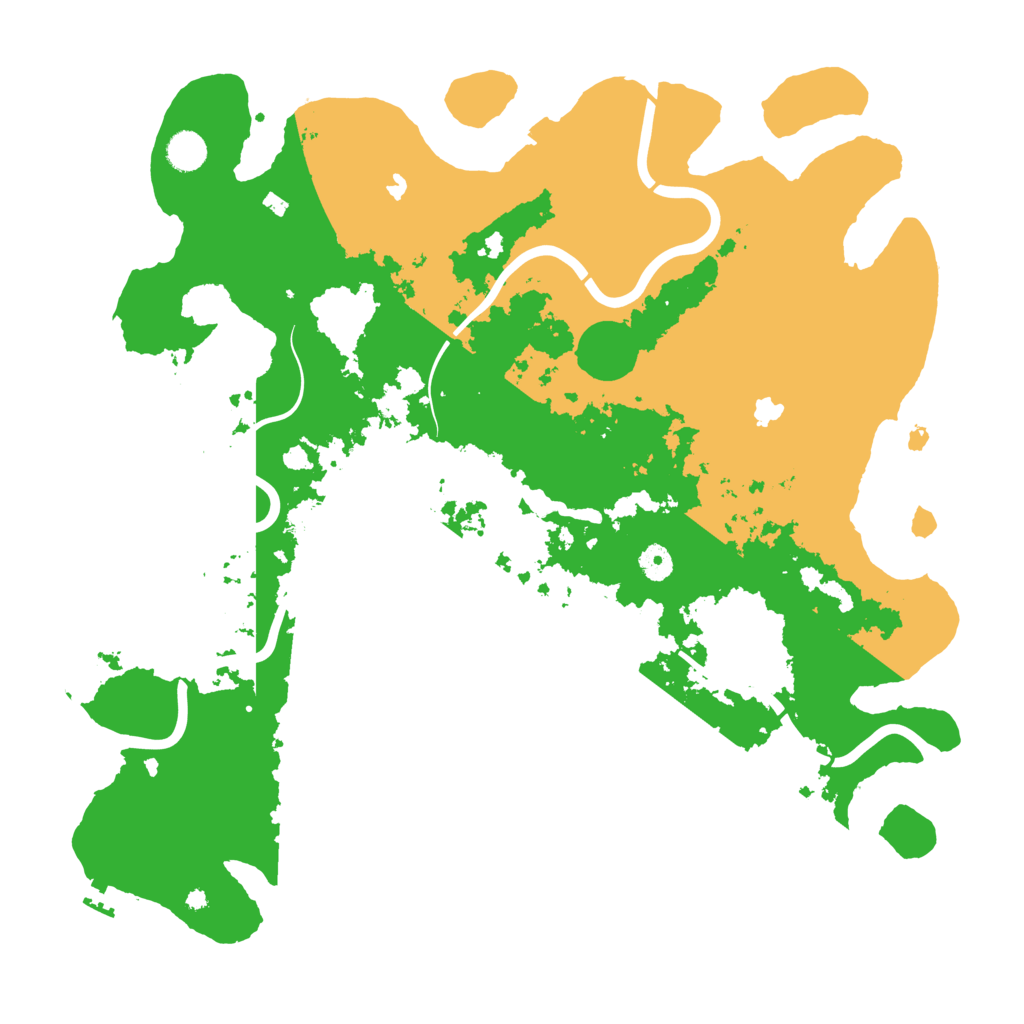 Biome Rust Map: Procedural Map, Size: 4500, Seed: 1545557100