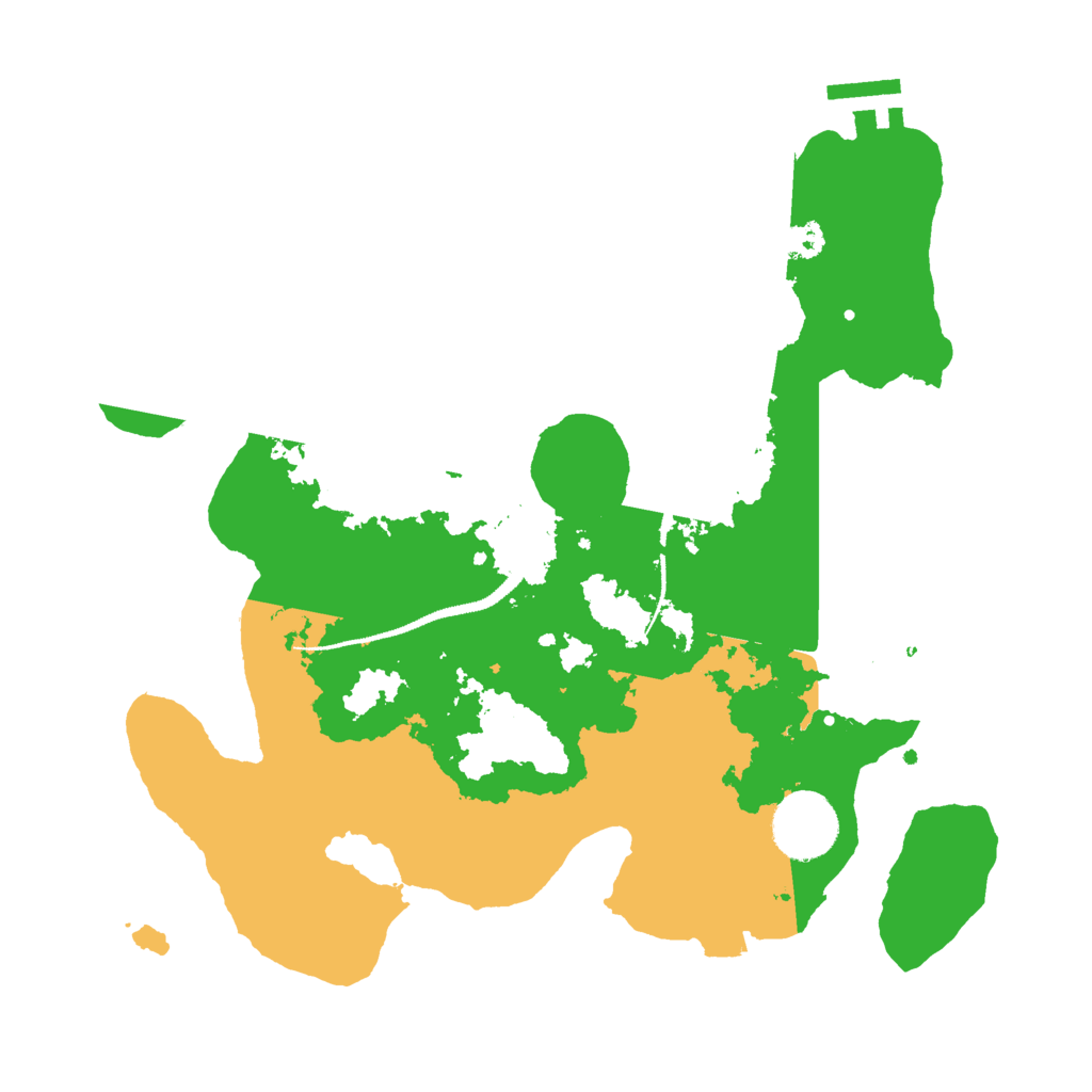 Biome Rust Map: Procedural Map, Size: 3000, Seed: 1088066045