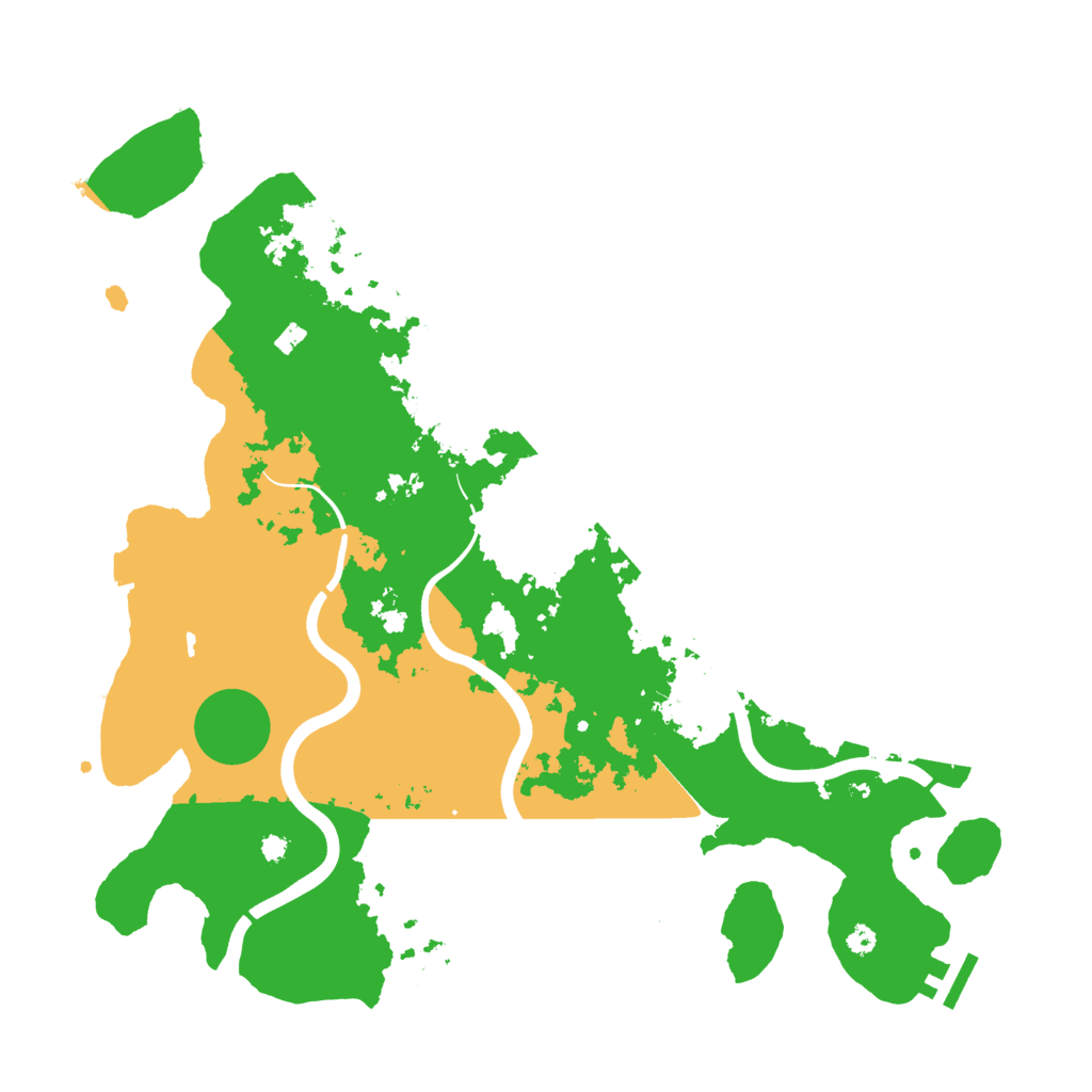 Biome Rust Map: Procedural Map, Size: 3800, Seed: 972006949